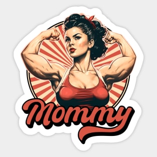 Muscle Mommy Sticker